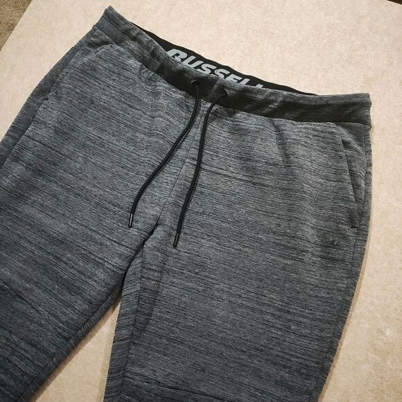 Russell Athletic Gray Jogger Sweatpants Relaxed Fit #7 - Picture 2 of 5